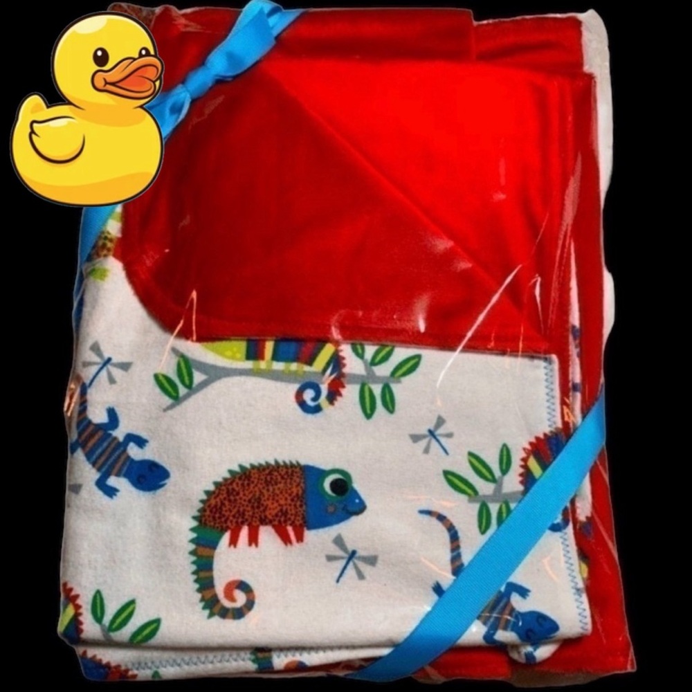 ❤️🦎💙brand NEW🦎💙❤️🦎Handcrafted baby blanket